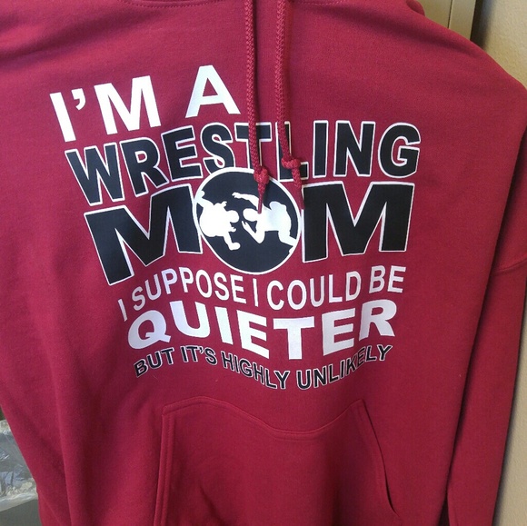 wrestling mom sweatshirt